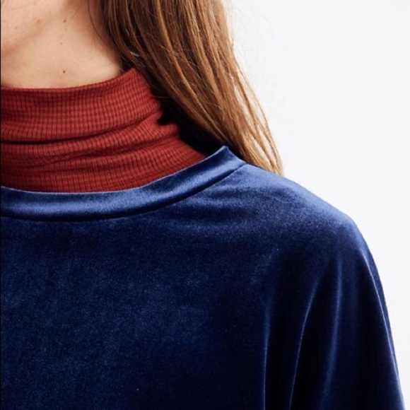 [Madewell] Velvet Balloon Sleeve Sweatshirt - Picture 4 of 7